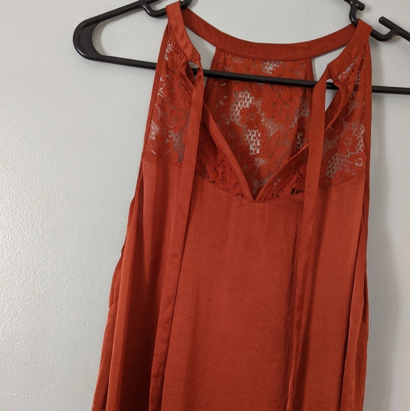 [Band of Gypsies] Midi Shift Dress Rust Revolve - Picture 5 of 6